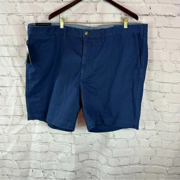 NWT polo ralph lauren navy classics 8" shorts size 46B big and tall preppy - Picture 1 of 9